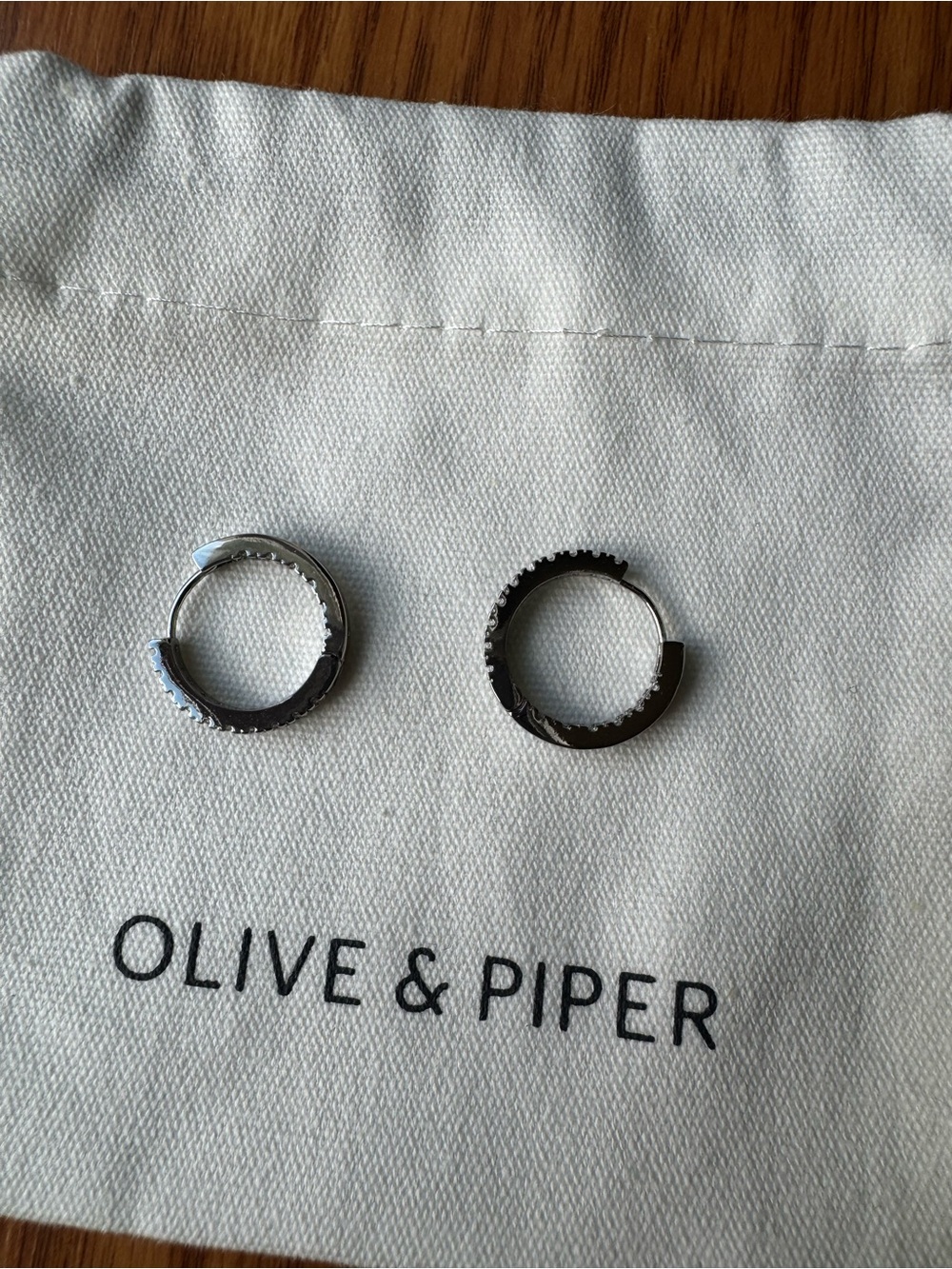 Olive & Piper Silver Hoop Earrings